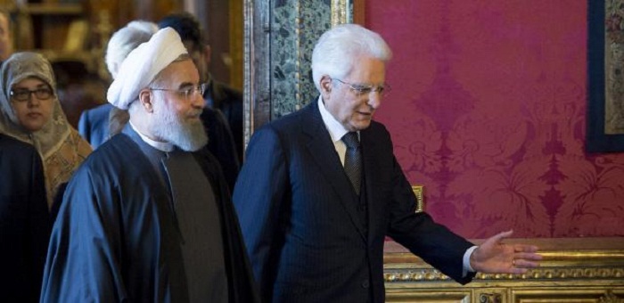 Italy signs commercial accords with Iran worth 17 bln euros -govt source